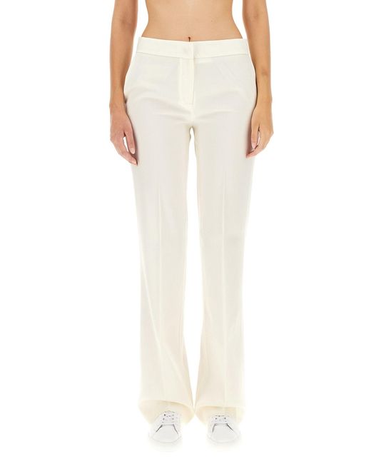 Fabiana Filippi White Flare Fit Pants
