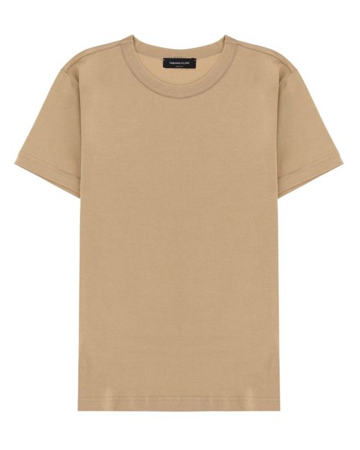 Fabiana Filippi Natural Cotton T-Shirt