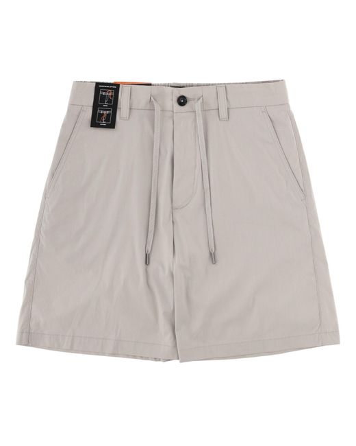 Boss Gray Shorts Con Coulisse for men