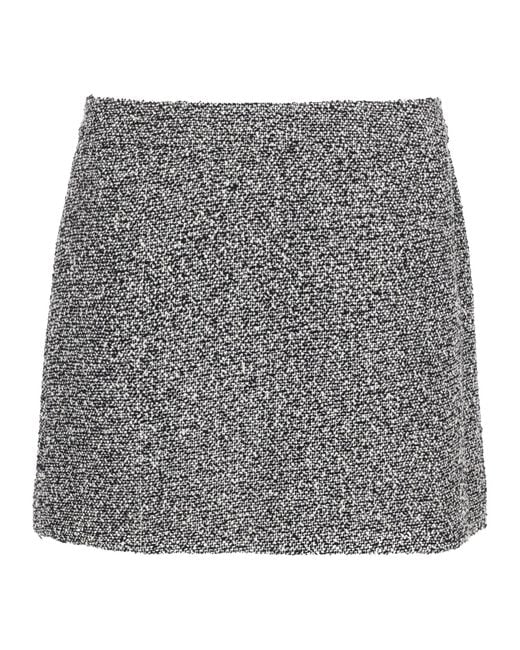 MICHAEL Michael Kors Gray Minigonna