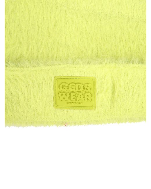 CAPPELLO FLUFFY IN MAGLIA EFFETTO PELLICCIAGcds in Pelliccia da Uomo colore  Giallo - 29% di sconto | Lyst