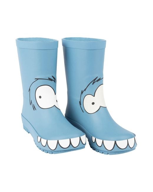 Stella McCartney Blue Stella Mc Cartney "Face" Boots
