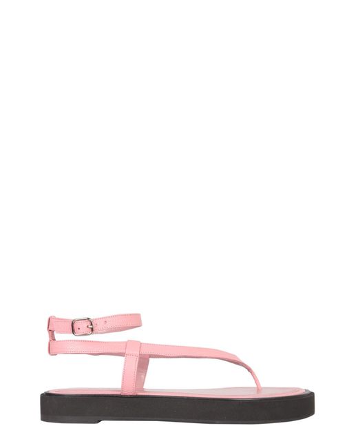 By Far Pink Cece Thong Sandals