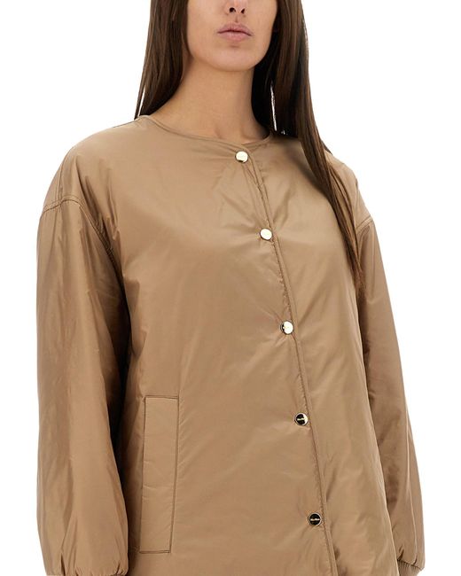 Giacca "Greena The Cube" di Max Mara in Natural