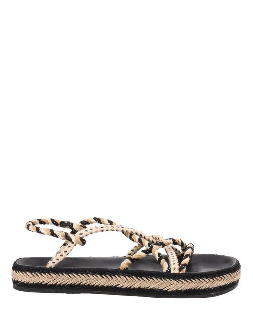 Isabel Marant Black Sandalo "Kitza"
