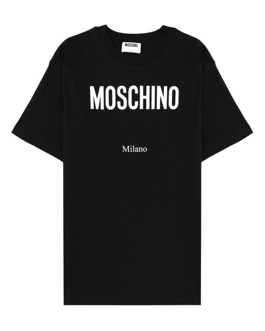 Moschino Black Logo Crew Neck T-Shirt