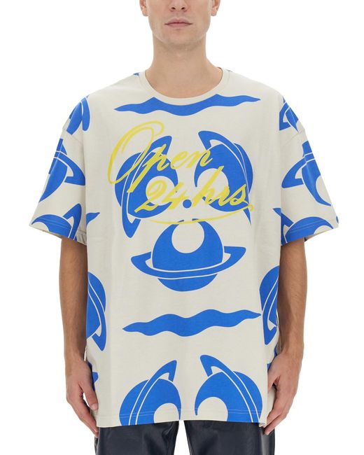 Vivienne Westwood Blue Oversize T-Shirt for men