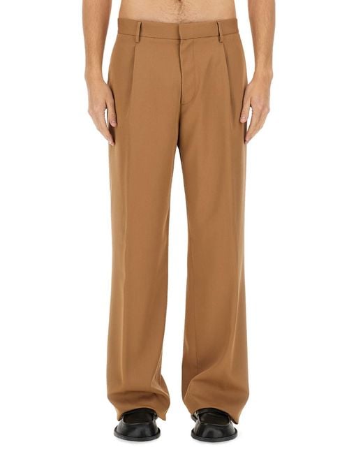 Lardini Natural Wool Pants for men