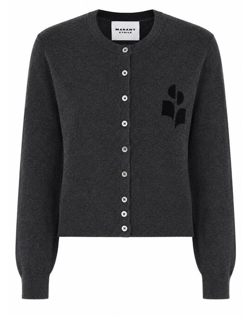 Isabel Marant Black Cardigan "Lona"
