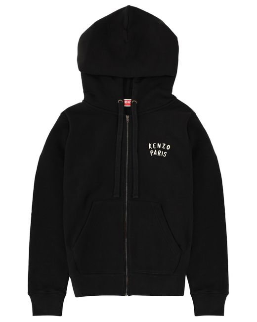 KENZO Black Logo Hood Sweatshirt