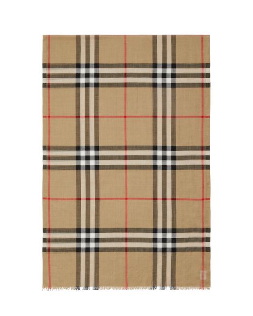 Burberry Natural "Check" Scarf