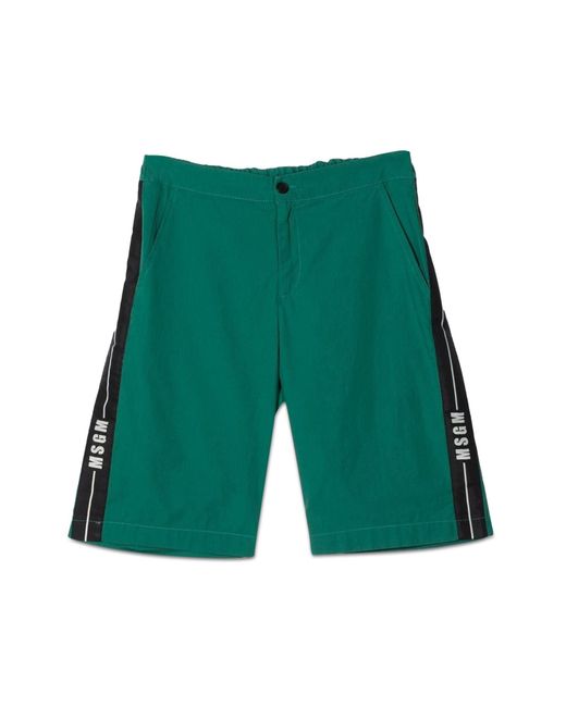 Bermuda Cotone di MSGM in Green