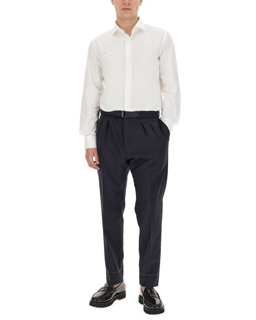 Pantalone Ischia di Brioni in Blue da Uomo
