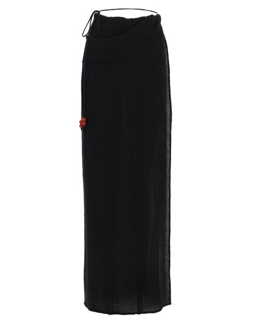 Magda Butrym Black Chic Mini Skirt