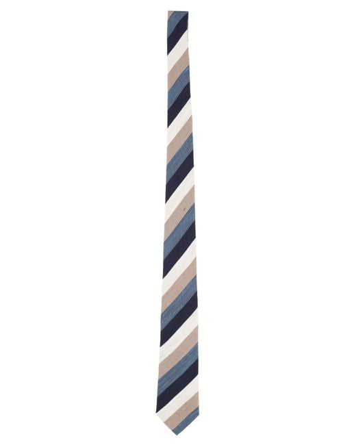 Tagliatore Blue Silk Tie for men