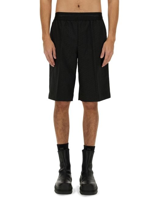 Helmut Lang Black Tailored Short Car Pants For for men