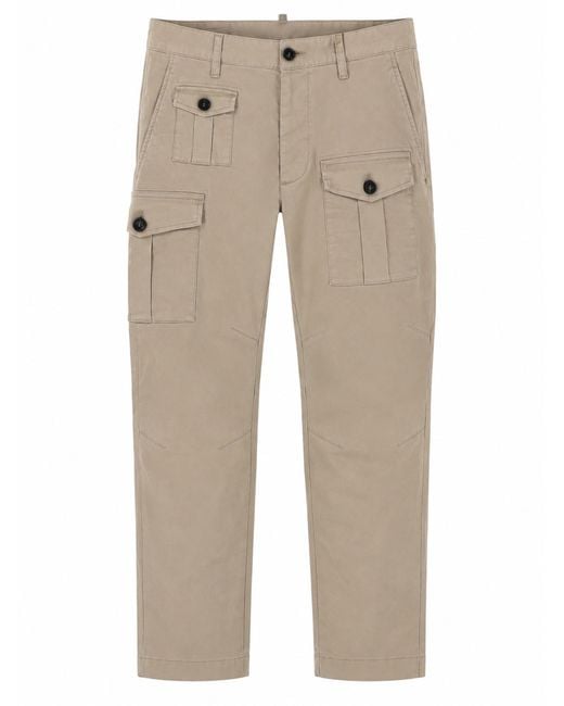 DSquared² Natural Pantalone "Sexy Cargo" for men