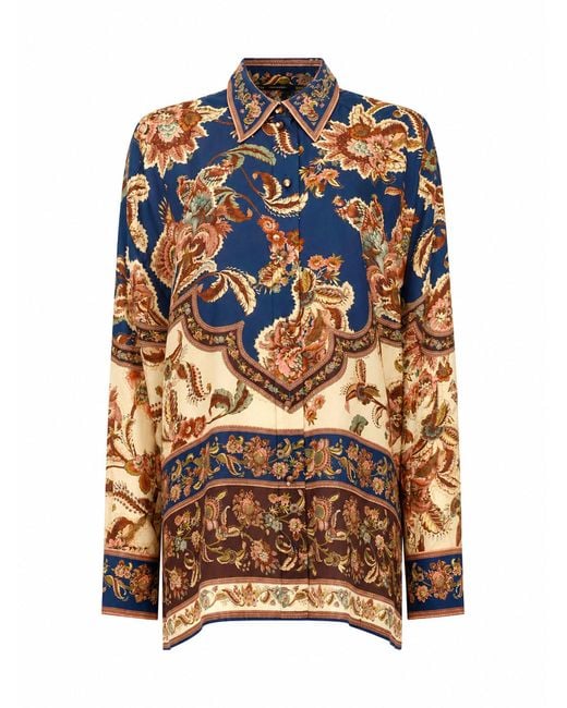 Zimmermann Multicolor Camicia "Aster"