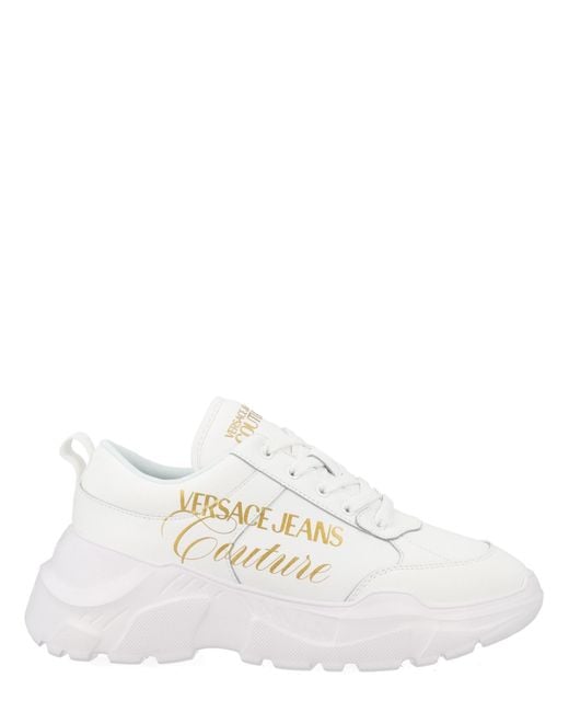 Versace Jeans Couture White Sneaker Con Logo