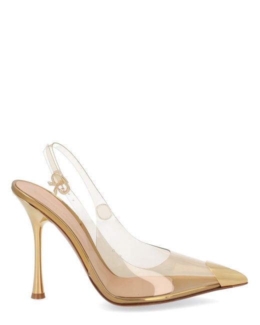 Gianvito Rossi Natural Slingback Pumps