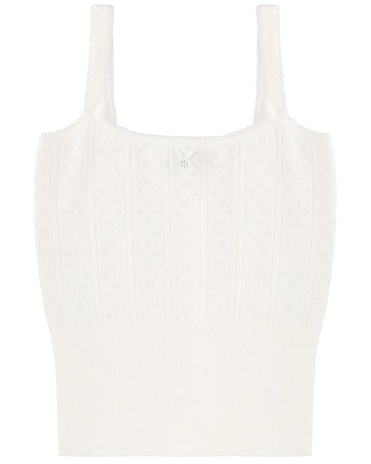 J.W. Anderson White Top With Bow