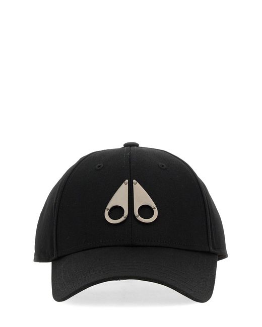 Cappello Da Baseball di Moose Knuckles in Black da Uomo