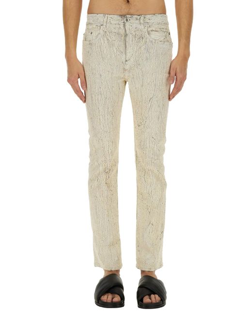 Pantalone "I-Headon Utility" di Rick Owens in Natural da Uomo
