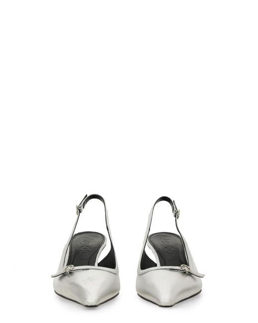 Slingback "Saba" di Aeyde in Metallic