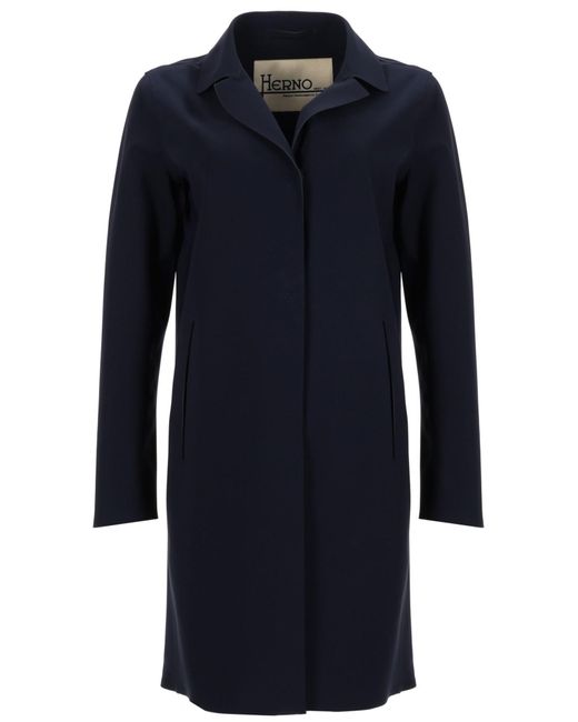 Herno Blue Parka Coat