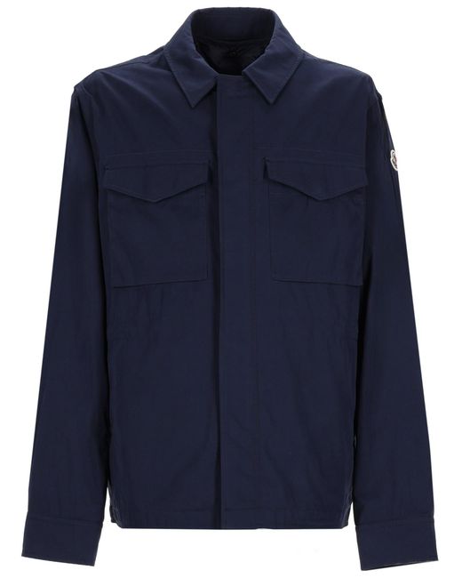 Moncler Blue Giacca "Roquille" Con Gilet Removibile for men