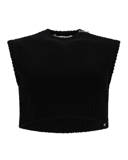 Max Mara Black Knitted Tops
