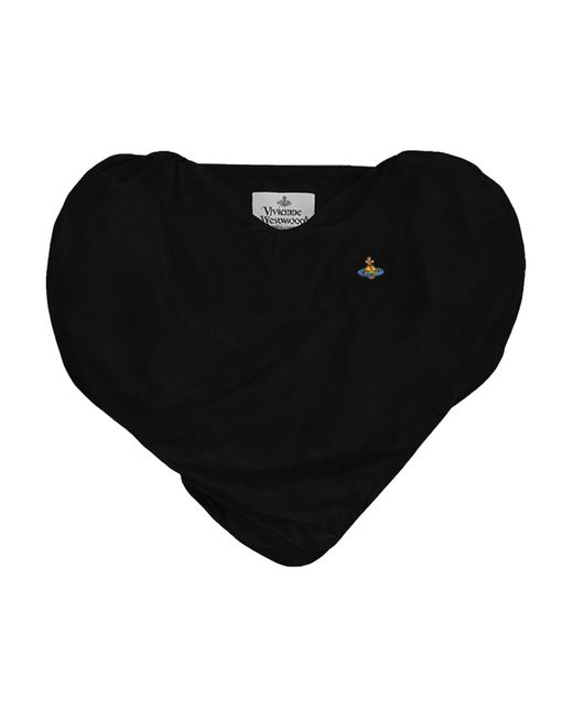 Vivienne Westwood Black Solid Round Neck Top