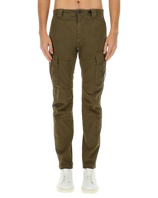 C. P. Company Pantalone Cargo di C P Company in Green da Uomo