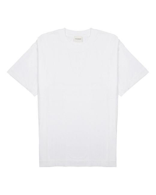 Closed White T-Shirt Classic Cotton for men