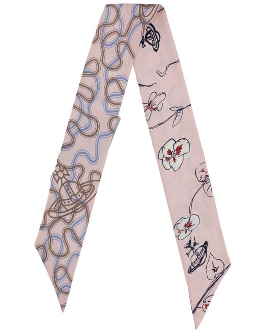 Vivienne Westwood Pink Beandeau "Flower & Orbs"