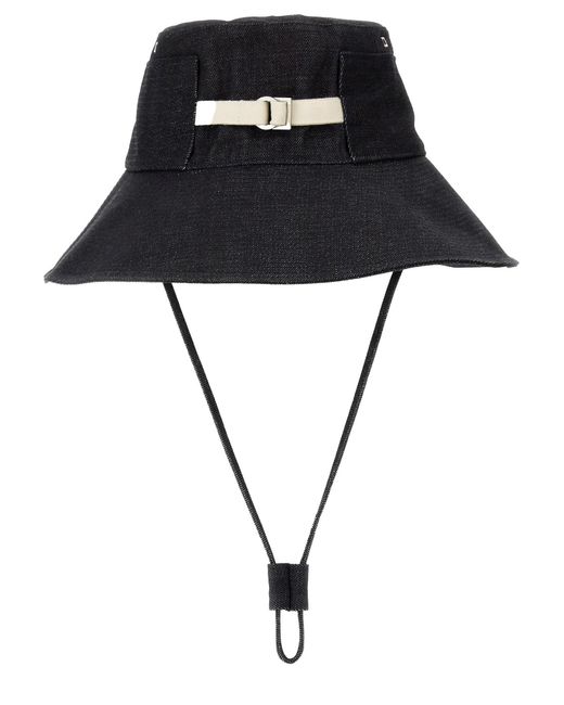 Cappello Bucket "Le Bob De-Nimes" di Jacquemus in Black