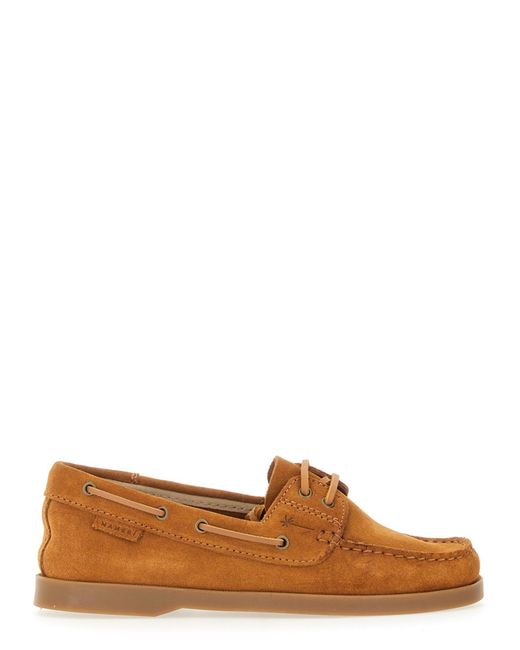 Mocassino Da Barca di Manebí in Brown
