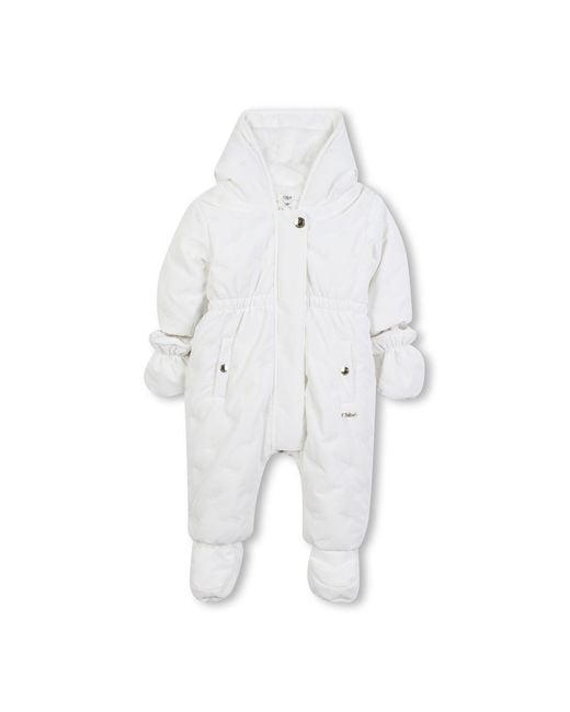 Chloé White Winter Romper