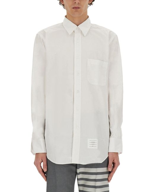 Camicia Button Down di Thom Browne in White da Uomo