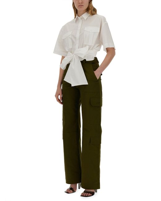 Pantalone Cargo di MSGM in Green