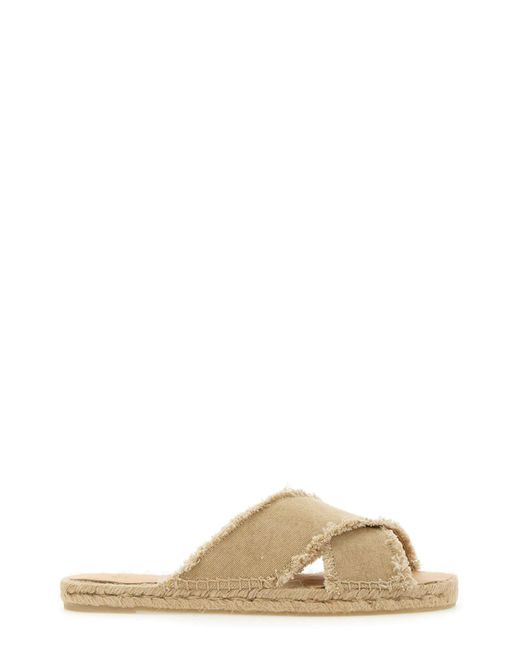 Castaner Natural Solid Sandals