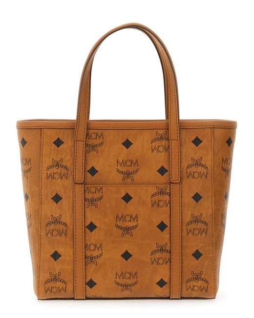 Borsa Tote-Donna di MCM in Brown