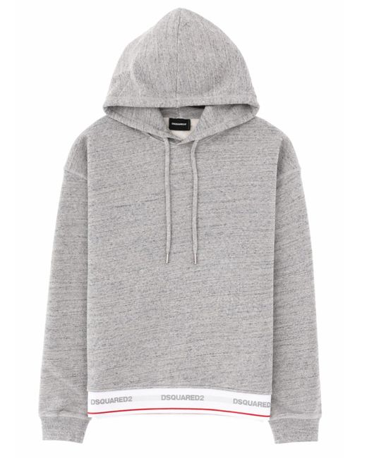 DSquared² Gray Dsquared Felpa Con Logo for men