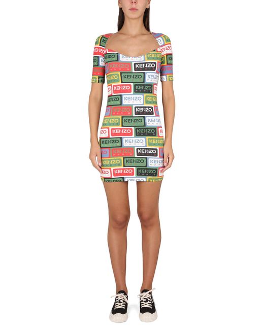 KENZO Multicolor Bodycon Dresslabels