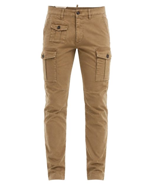 DSquared² Natural Pantalone "Sexy Cargo" for men