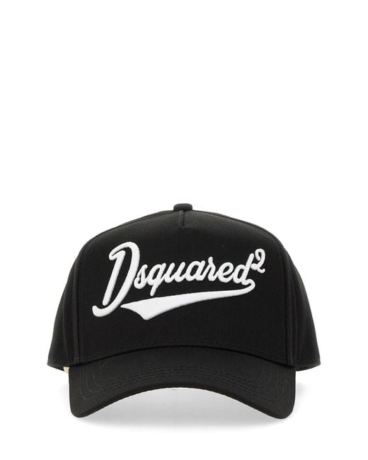 Uomo Cappello Baseball di DSquared² in Black da Uomo