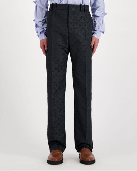 Charles Jeffrey Straight Cut Trouser Men's in Black | Lyst