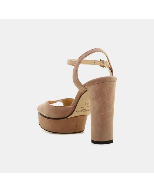 jimmy choo peachy platform sandals
