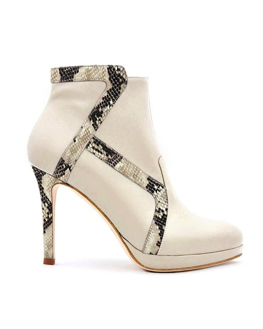 Elizee White Deia Bootie