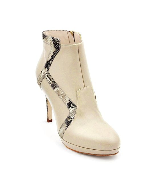 Elizee White Deia Bootie